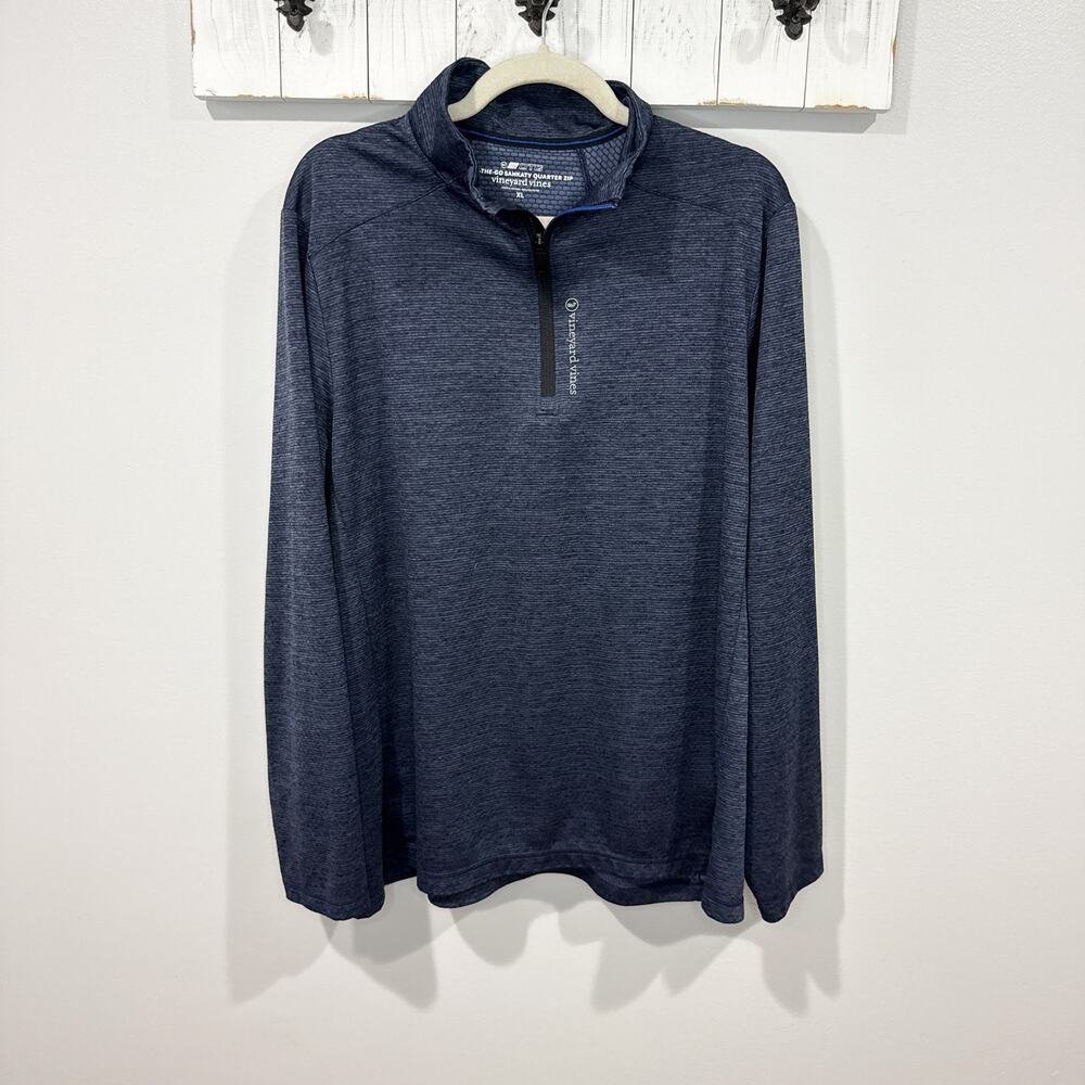 Vineyard Vines Sankaty Quarter Zip Navy XL